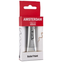 Farba konturowa AMSTERDAM Relief Paint 20 ml nr 800 - Silver
