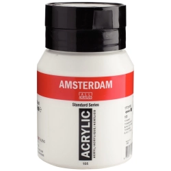 Farba akrylowa AMSTERDAM Standard Series 500 ml - Titanium White
