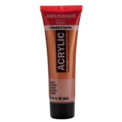 Farba akrylowa AMSTERDAM Standard MAŁA TUBKA 20 ml nr 805 - Copper