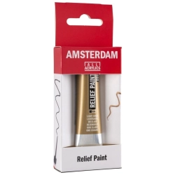 Farba konturowa AMSTERDAM Relief Paint 20 ml nr 802 - Light Gold