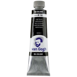 Farba olejna VAN GOGH 40 ml nr 702 - Lamp Black