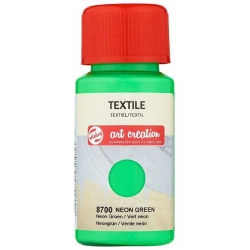 Farba do tkanin TALENS Art Creation Textile Colour 50 ml nr 8700 - Neon Green