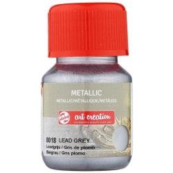 Farba akrylowa metaliczna TALENS Art Creation 30 ml nr 8018 - Lead Grey