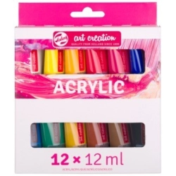 Zestaw farb akrylowych TALENS Art Creation 12 x 12 ml