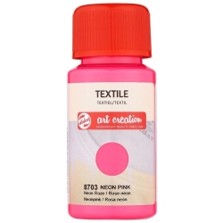 Farba do tkanin TALENS Art Creation Textile Colour 50 ml nr 8703 - Neon Pink