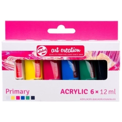 Zestaw farb akwarelowych TALENS Art Creation 6 x 12 ml - Primary