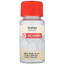 Farba do tkanin TALENS Art Creation Textile Colour 50 ml nr 8511 - Pearl Silver