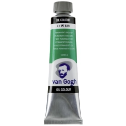 Farba olejna VAN GOGH 40 ml nr 619 - Permanent Green Deep