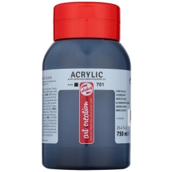 Farba akrylowa TALENS Art Creation 750 ml - Ivory Black