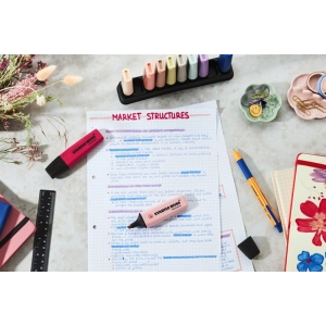 Zakreślacze STABILO BOSS NatureCOLORS Wildflowers etui kartonowe 4 szt-317004
