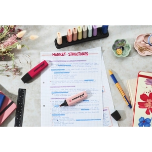 Zakreślacze STABILO BOSS NatureCOLORS Wildflowers podstawka na biurko 10 szt-317016