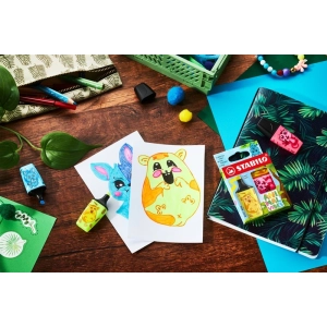 Zakreślacze STABILO BOSS MINI Animal Vibes etui 3 szt-317031