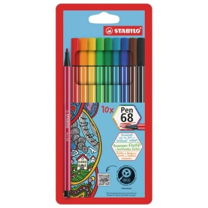 Flamastry STABILO Pen 68 etui 10 szt