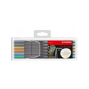 Flamastry STABILO Pen 68 metallic etui 6 szt