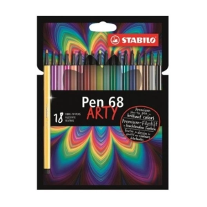 Flamastry STABILO Pen 68 ARTY etui 18szt. 6818-1-20