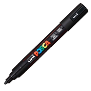 Marker UNI POSCA PC-5M - czarny