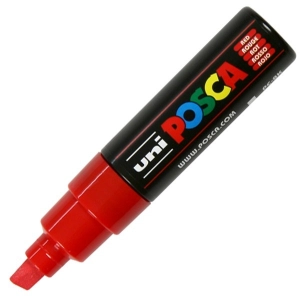 Marker UNI POSCA PC-8K - czerwony