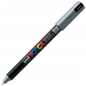 Marker UNI POSCA PC-1M - R srebrny