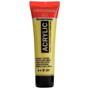 Farba akrylowa AMSTERDAM Standard MAŁA TUBKA 20 ml nr 267 - Azo Yellowlemon