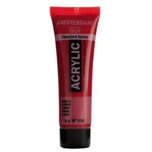 Farba akrylowa AMSTERDAM Standard MAŁA TUBKA 20 ml nr 318 - Carmine