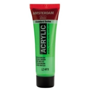 Farba akrylowa AMSTERDAM Standard MAŁA TUBKA 20 ml nr 672 - Reflex Green
