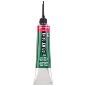 Farba konturowa AMSTERDAM Relief Paint 20 ml nr 602 - Deep Green-317677