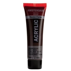 Farba akrylowa AMSTERDAM Standard MAŁA TUBKA 20 ml nr 409 - Burnt Umber