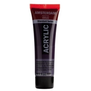 Farba akrylowa AMSTERDAM Standard MAŁA TUBKA 20 ml nr 568 - Permanent Blue Violet