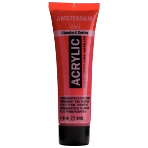 Farba akrylowa AMSTERDAM Standard MAŁA TUBKA 20 ml nr 348 - Permanent Red Purple