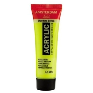 Farba akrylowa AMSTERDAM Standard MAŁA TUBKA 20 ml nr 256 - Reflex Yellow
