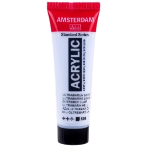 Farba akrylowa AMSTERDAM Standard MAŁA TUBKA 20 ml nr 505 - Ultramarine Light