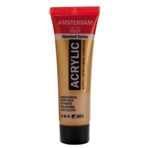Farba akrylowa AMSTERDAM Standard MAŁA TUBKA 20 ml nr 803 - Deep Gold