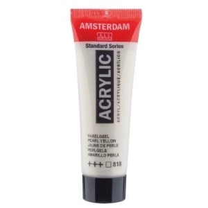 Farba akrylowa AMSTERDAM Standard MAŁA TUBKA 20 ml nr 818 - Pearl Yellow