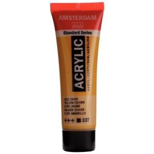 Farba akrylowa AMSTERDAM Standard MAŁA TUBKA 20 ml nr 227 - Yellow Ochre