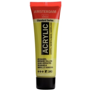 Farba akrylowa AMSTERDAM Standard MAŁA TUBKA 20 ml nr 243 - Greenish Yellow