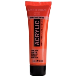 Farba akrylowa AMSTERDAM Standard MAŁA TUBKA 20 ml nr 311 - Vermilion