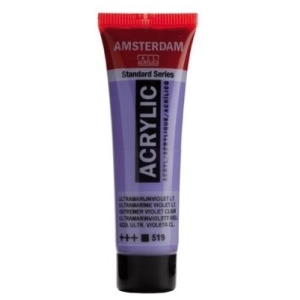 Farba akrylowa AMSTERDAM Standard MAŁA TUBKA 20 ml nr 519 - Ultramarine Violet Light