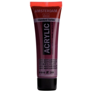 Farba akrylowa AMSTERDAM Standard MAŁA TUBKA 20 ml nr 344 - Caput Mortuum Violet