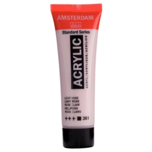 Farba akrylowa AMSTERDAM Standard MAŁA TUBKA 20 ml nr 361 - Light Rose
