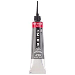 Farba konturowa AMSTERDAM Relief Paint 20 ml nr 736 - Lead Grey