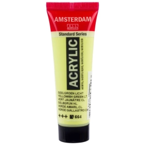 Farba akrylowa AMSTERDAM Standard MAŁA TUBKA 20 ml nr 664 - Yellowish Green Light