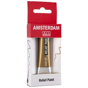 Farba konturowa AMSTERDAM Relief Paint 20 ml nr 801 - Gold-317763