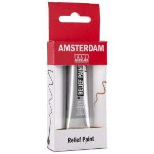 Farba konturowa AMSTERDAM Relief Paint 20 ml nr 800 - Silver