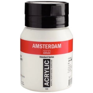Farba akrylowa AMSTERDAM Standard Series 500 ml - Titanium White