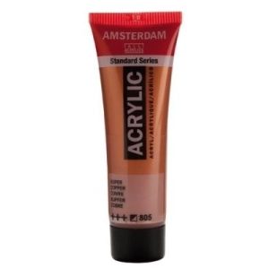 Farba akrylowa AMSTERDAM Standard MAŁA TUBKA 20 ml nr 805 - Copper