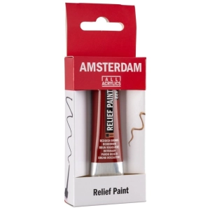 Farba konturowa AMSTERDAM Relief Paint 20 ml nr 422 - Reddish Brown-317775