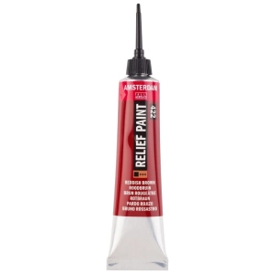 Farba konturowa AMSTERDAM Relief Paint 20 ml nr 422 - Reddish Brown