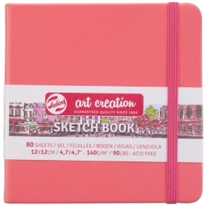 Szkicownik TALENS Art Creation 12x12 cm - Koralowy