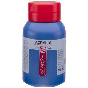Farba akrylowa TALENS Art Creation 750 ml nr 570 - Phthalo Blue
