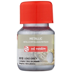 Farba akrylowa metaliczna TALENS Art Creation 30 ml nr 8018 - Lead Grey